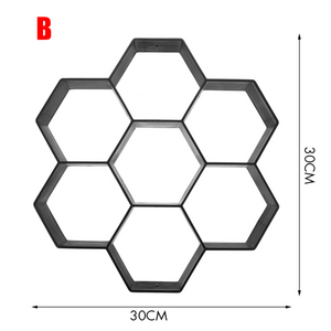 2019 new Floor Path Maker Mould Concrete Mold Reusable DIY Paving Durable for Garden Lawn YU-Home