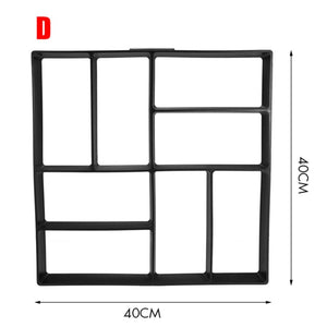 2019 new Floor Path Maker Mould Concrete Mold Reusable DIY Paving Durable for Garden Lawn YU-Home